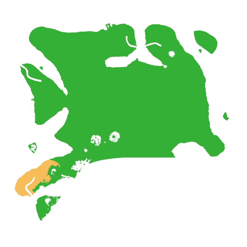 Biome Rust Map: Procedural Map, Size: 3500, Seed: 2033445150