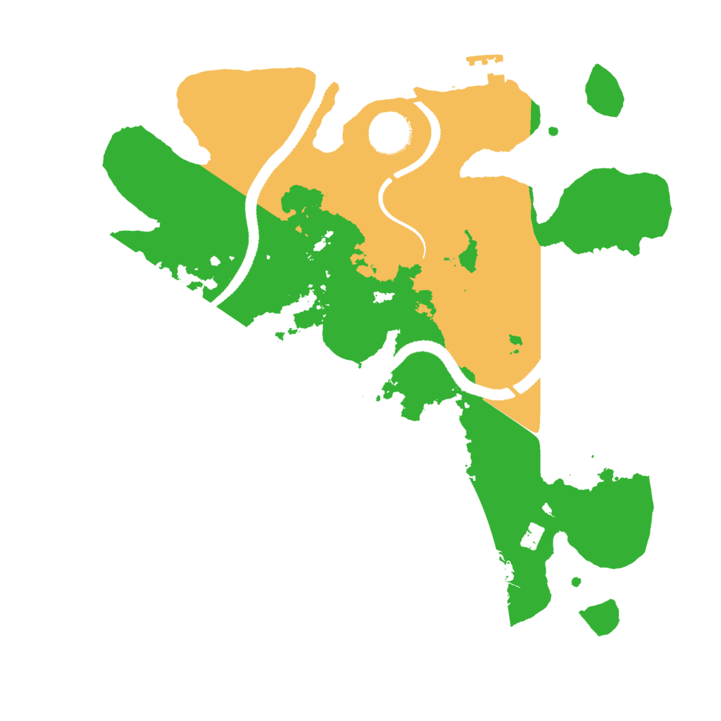 Biome Rust Map: Procedural Map, Size: 3000, Seed: 2065644735