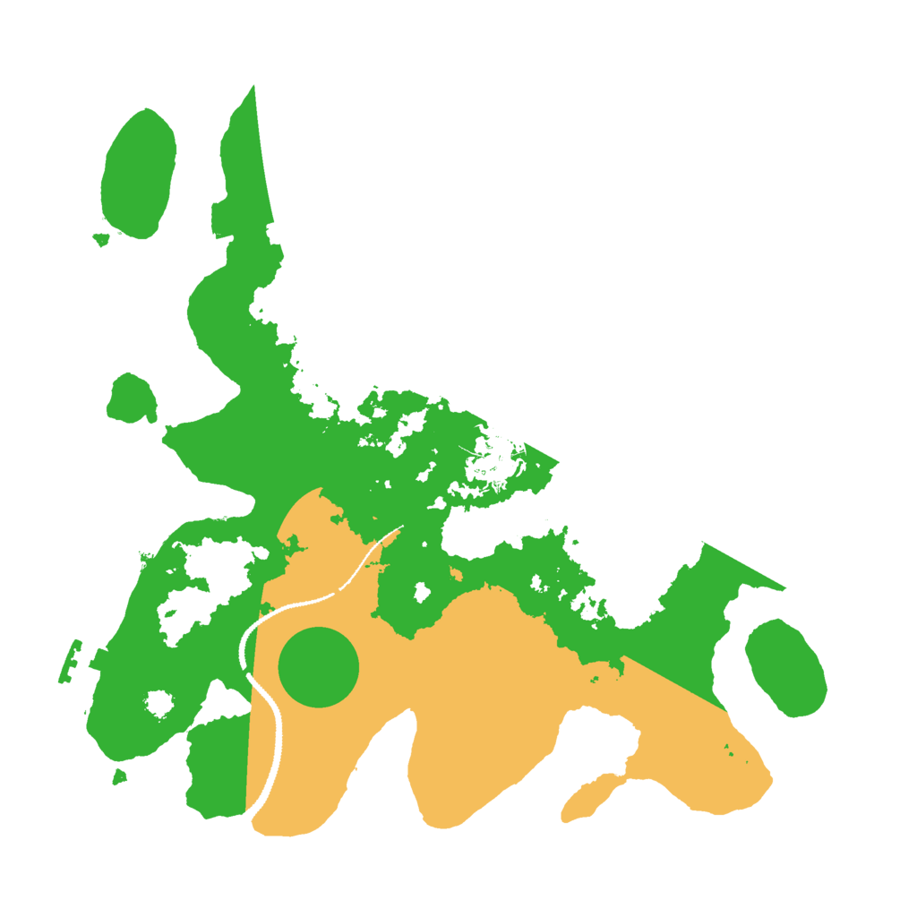 Biome Rust Map: Procedural Map, Size: 3000, Seed: 88272