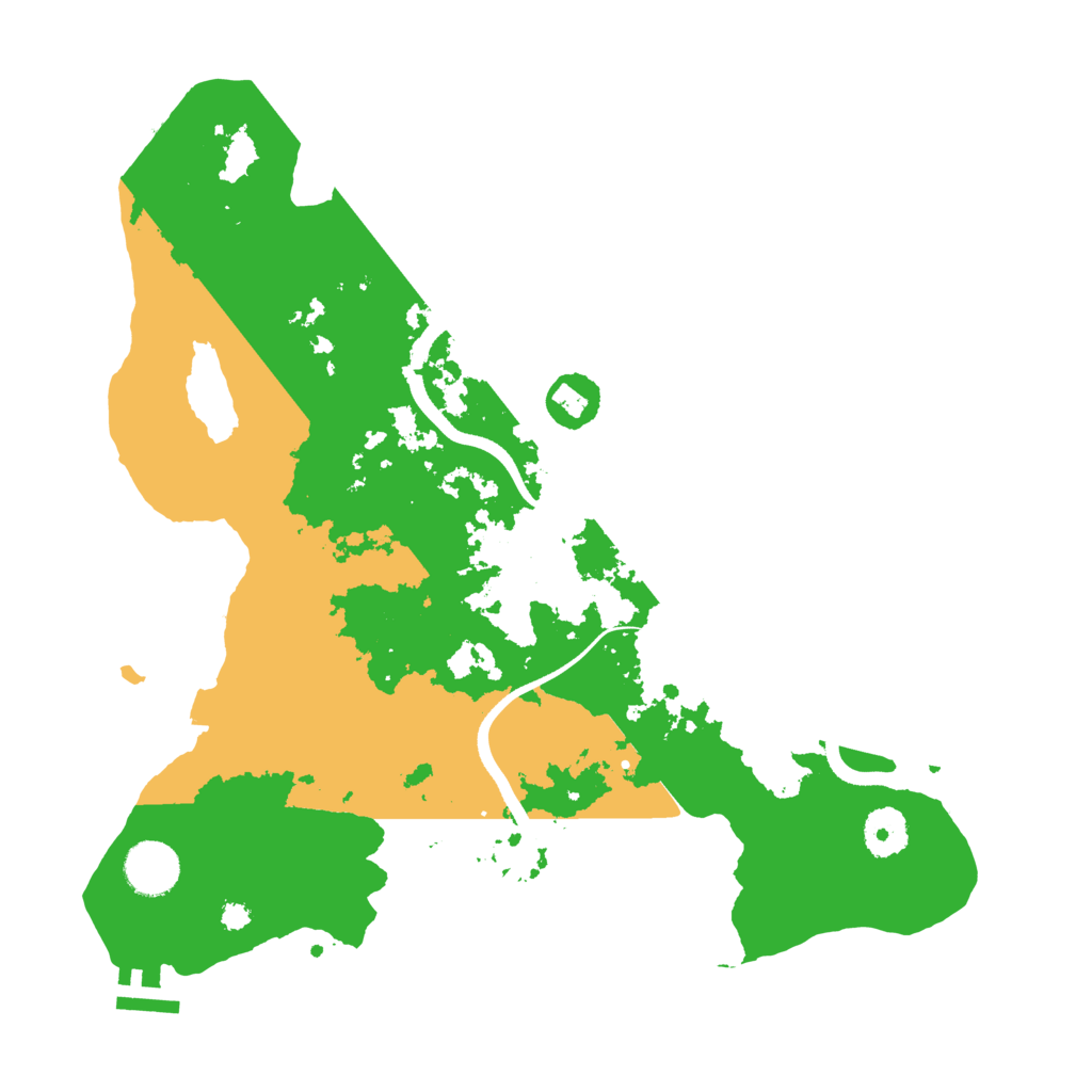 Biome Rust Map: Procedural Map, Size: 3500, Seed: 1060572521