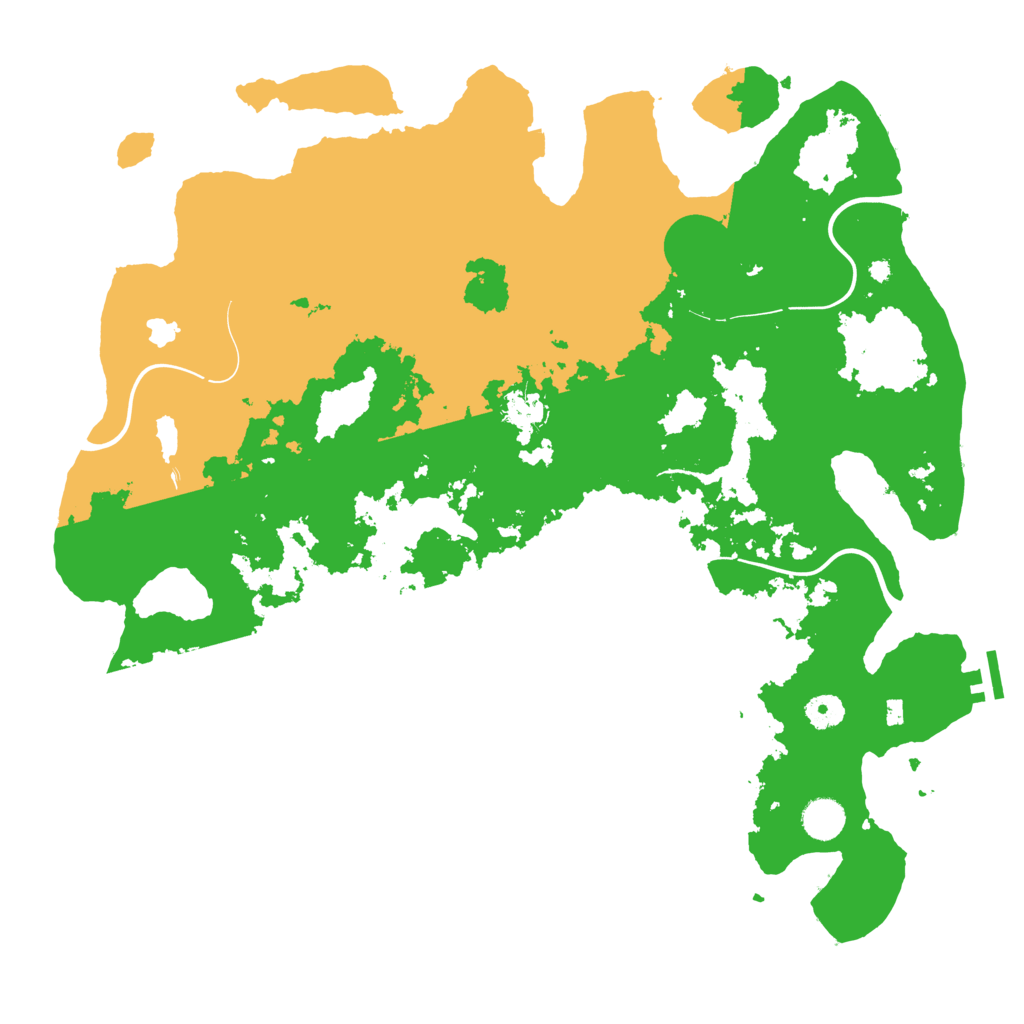 Biome Rust Map: Procedural Map, Size: 4250, Seed: 522666