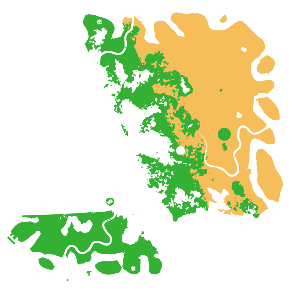 Biome Rust Map: Procedural Map, Size: 5999, Seed: 836429099