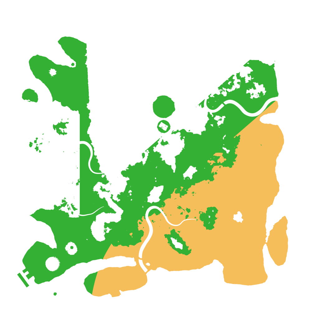 Biome Rust Map: Procedural Map, Size: 4000, Seed: 850014
