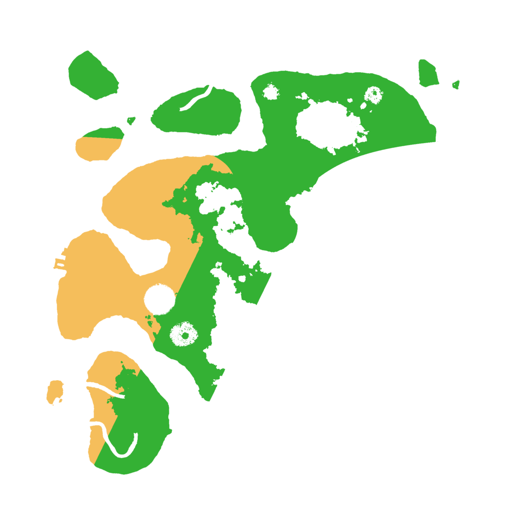 Biome Rust Map: Procedural Map, Size: 3000, Seed: 754016411