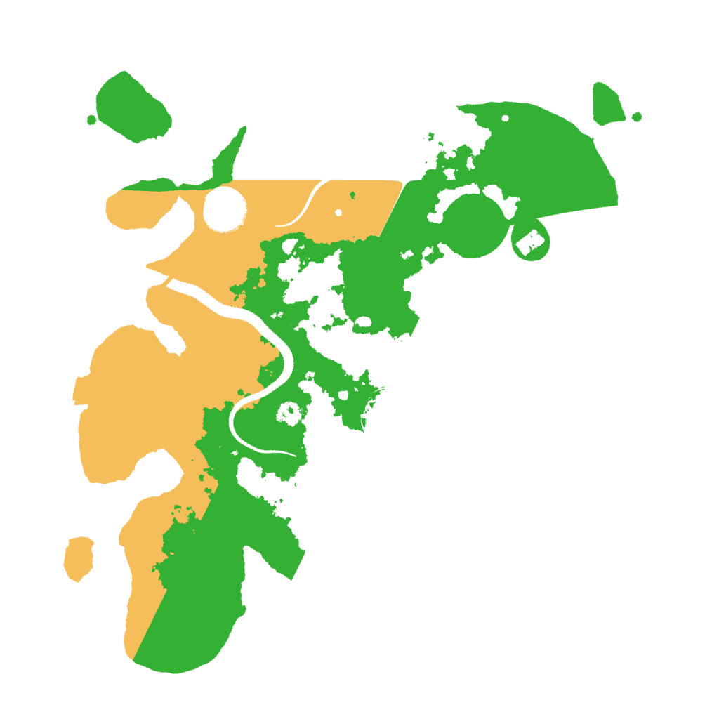 Biome Rust Map: Procedural Map, Size: 3000, Seed: 754016411