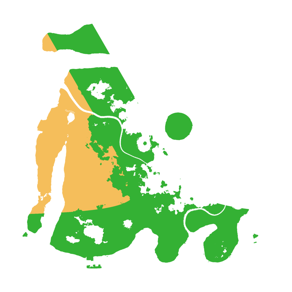 Biome Rust Map: Procedural Map, Size: 3000, Seed: 1260280399