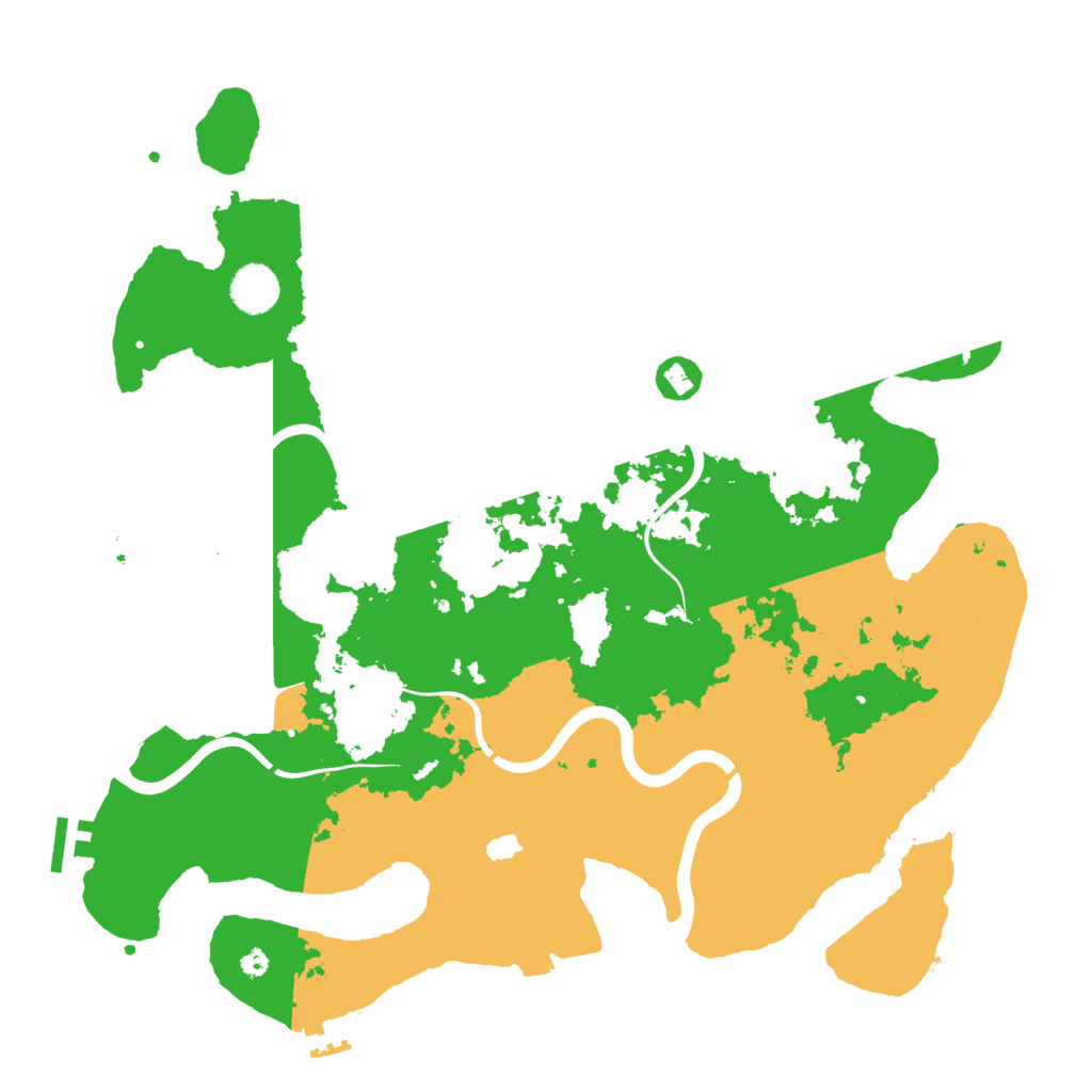 Biome Rust Map: Procedural Map, Size: 4000, Seed: 457