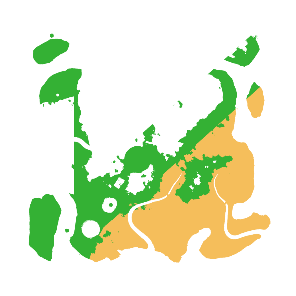 Biome Rust Map: Procedural Map, Size: 3000, Seed: 599990