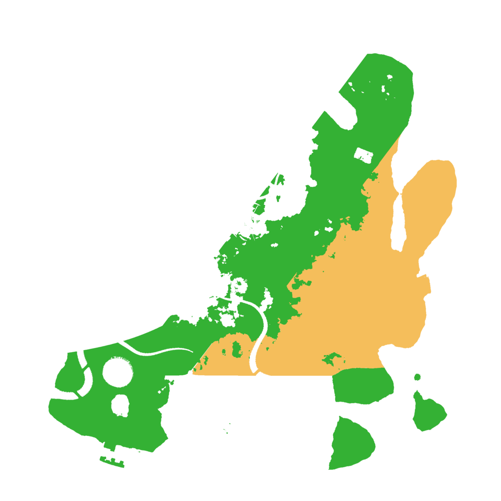 Biome Rust Map: Procedural Map, Size: 3000, Seed: 1144238