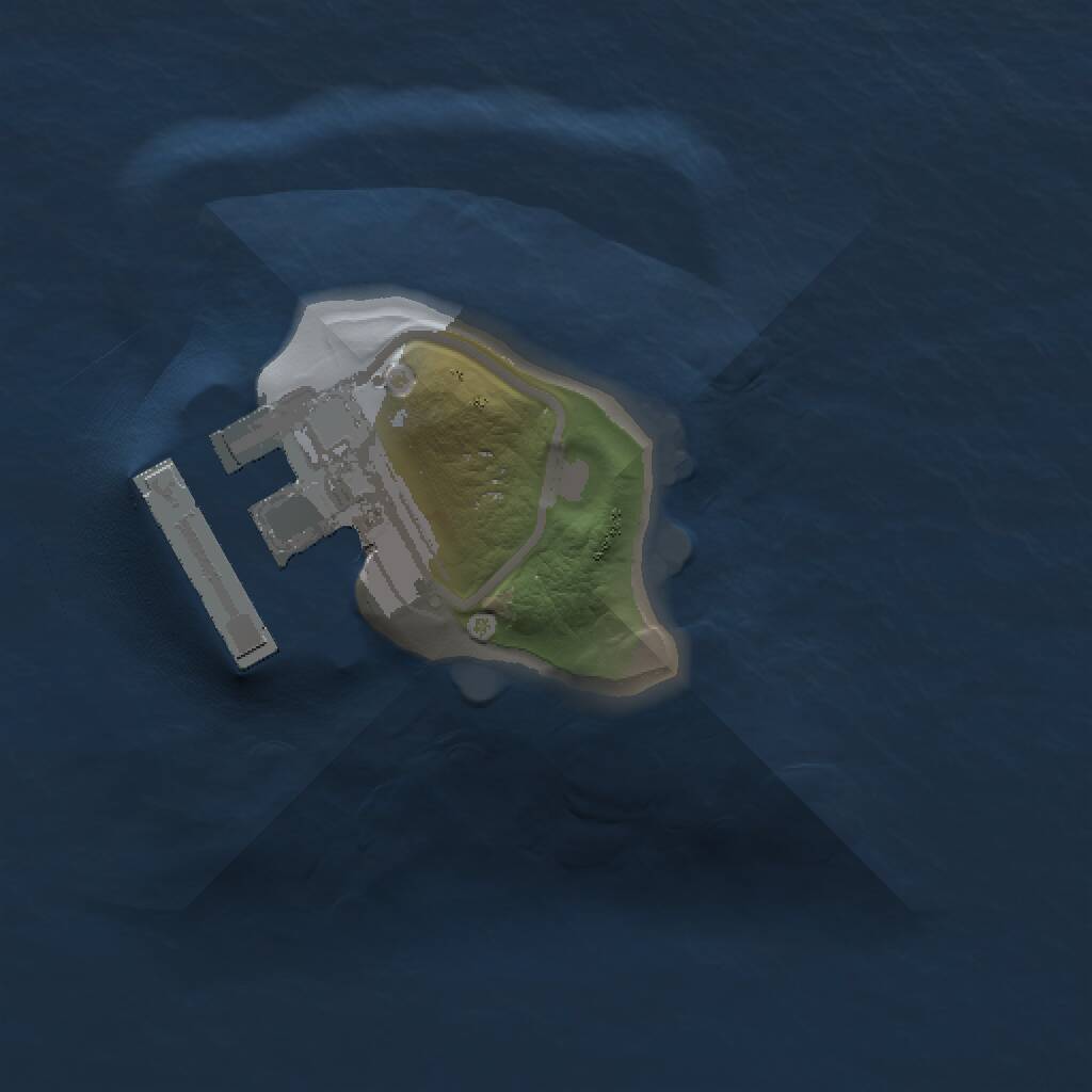 Rust Map: Procedural Map, Size: 1000, Seed: 974769698, 2 Monuments