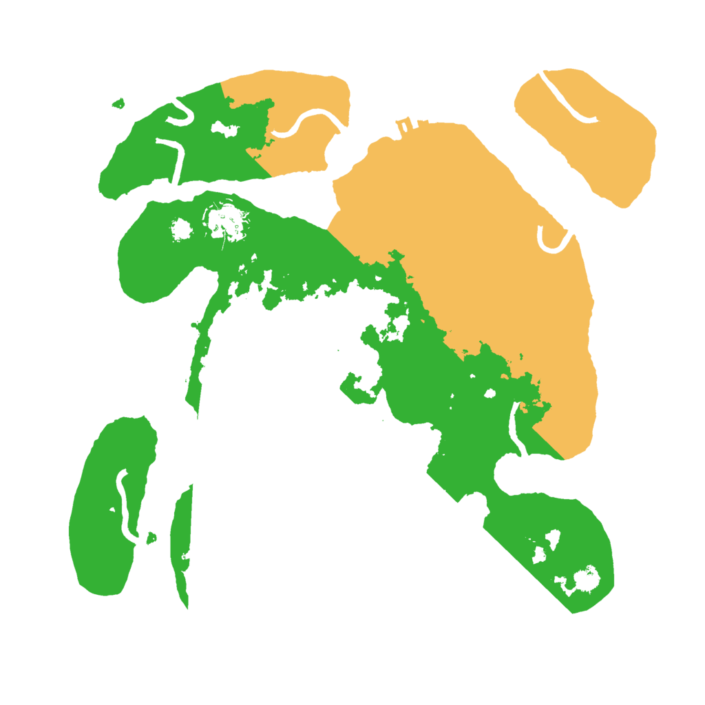 Biome Rust Map: Procedural Map, Size: 3000, Seed: 359307