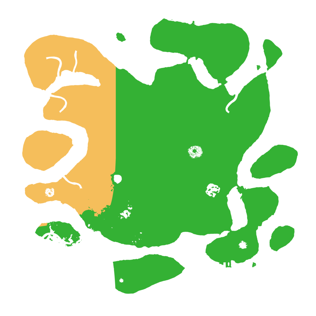 Biome Rust Map: Procedural Map, Size: 3500, Seed: 7082117