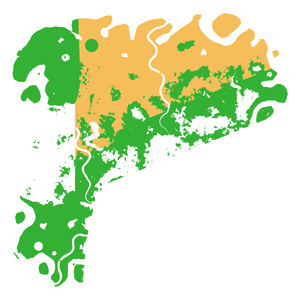 Biome Rust Map: Procedural Map, Size: 6000, Seed: 12885748