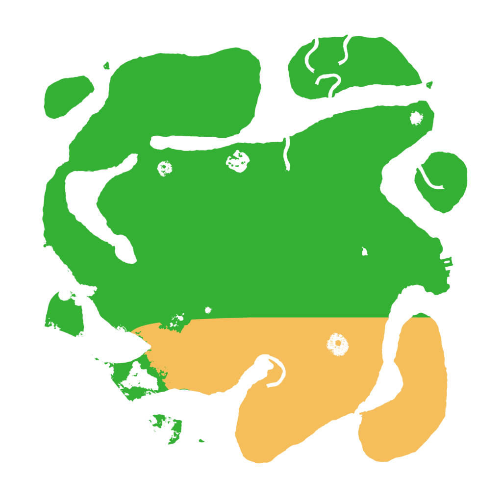 Biome Rust Map: Procedural Map, Size: 3500, Seed: 63788