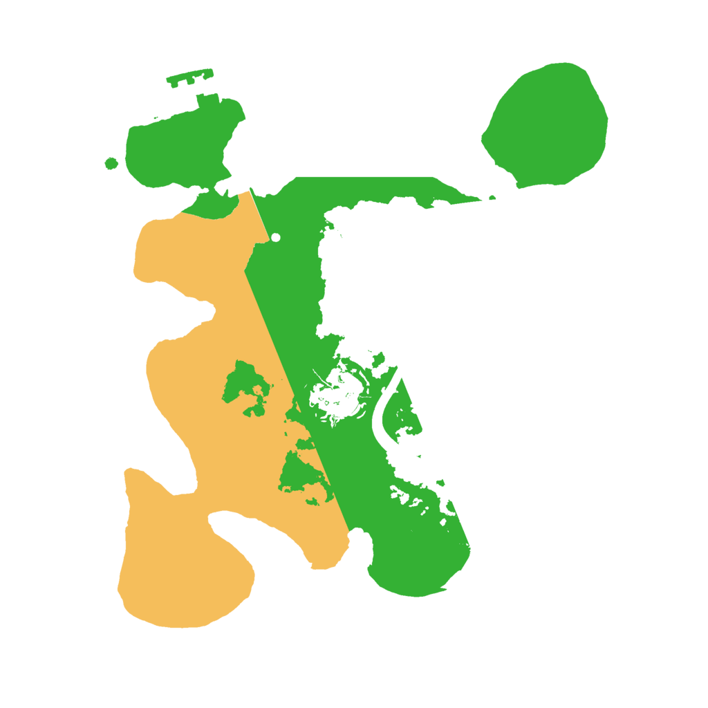 Biome Rust Map: Procedural Map, Size: 2300, Seed: 64565