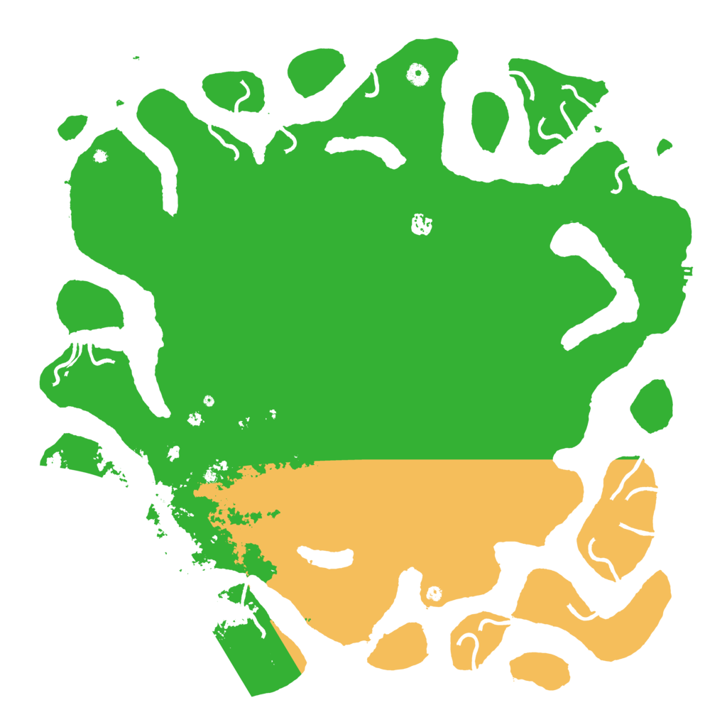 Biome Rust Map: Procedural Map, Size: 5000, Seed: 689804556