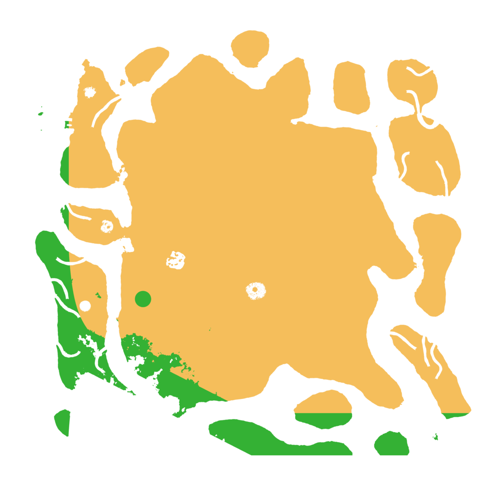 Biome Rust Map: Procedural Map, Size: 4100, Seed: 201509213