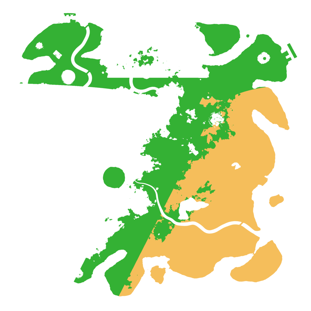 Biome Rust Map: Procedural Map, Size: 4000, Seed: 92374811