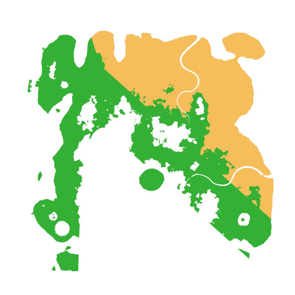 Biome Rust Map: Procedural Map, Size: 3500, Seed: 1823096622