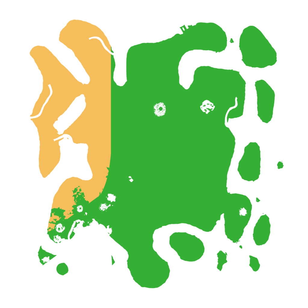 Biome Rust Map: Procedural Map, Size: 3500, Seed: 764