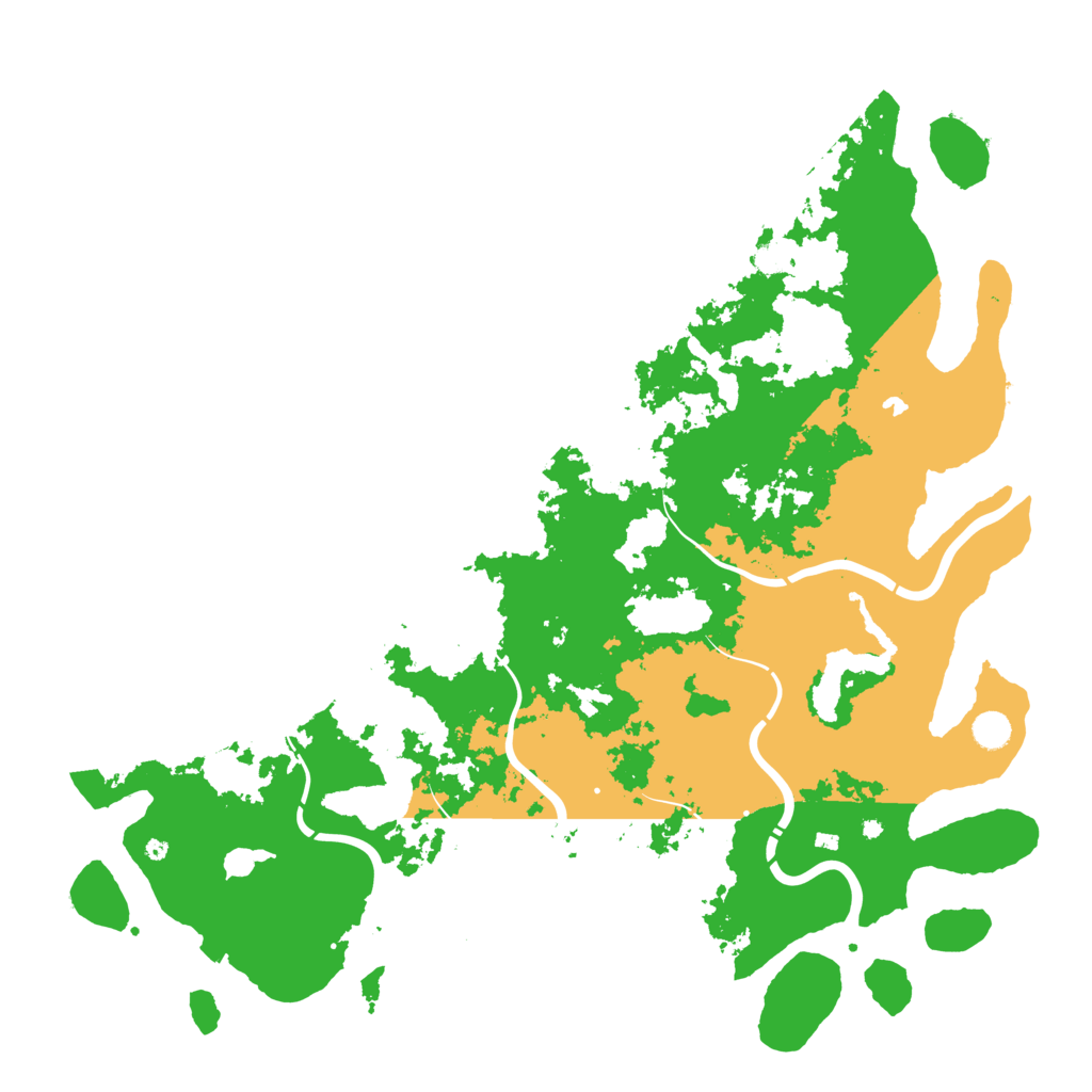 Biome Rust Map: Procedural Map, Size: 5000, Seed: 1756222
