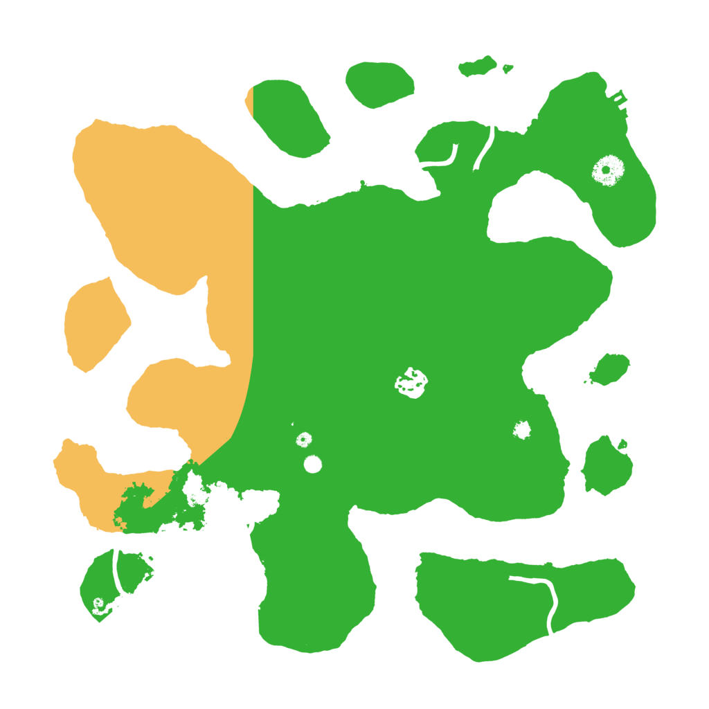 Biome Rust Map: Procedural Map, Size: 3500, Seed: 1841672009