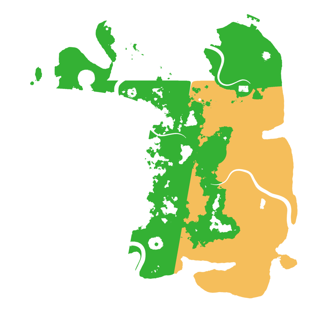 Biome Rust Map: Procedural Map, Size: 3500, Seed: 5032