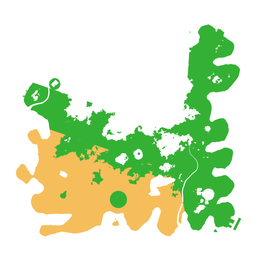 Biome Rust Map: Procedural Map, Size: 4000, Seed: 24165744