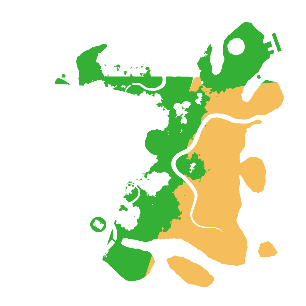 Biome Rust Map: Procedural Map, Size: 3250, Seed: 356723