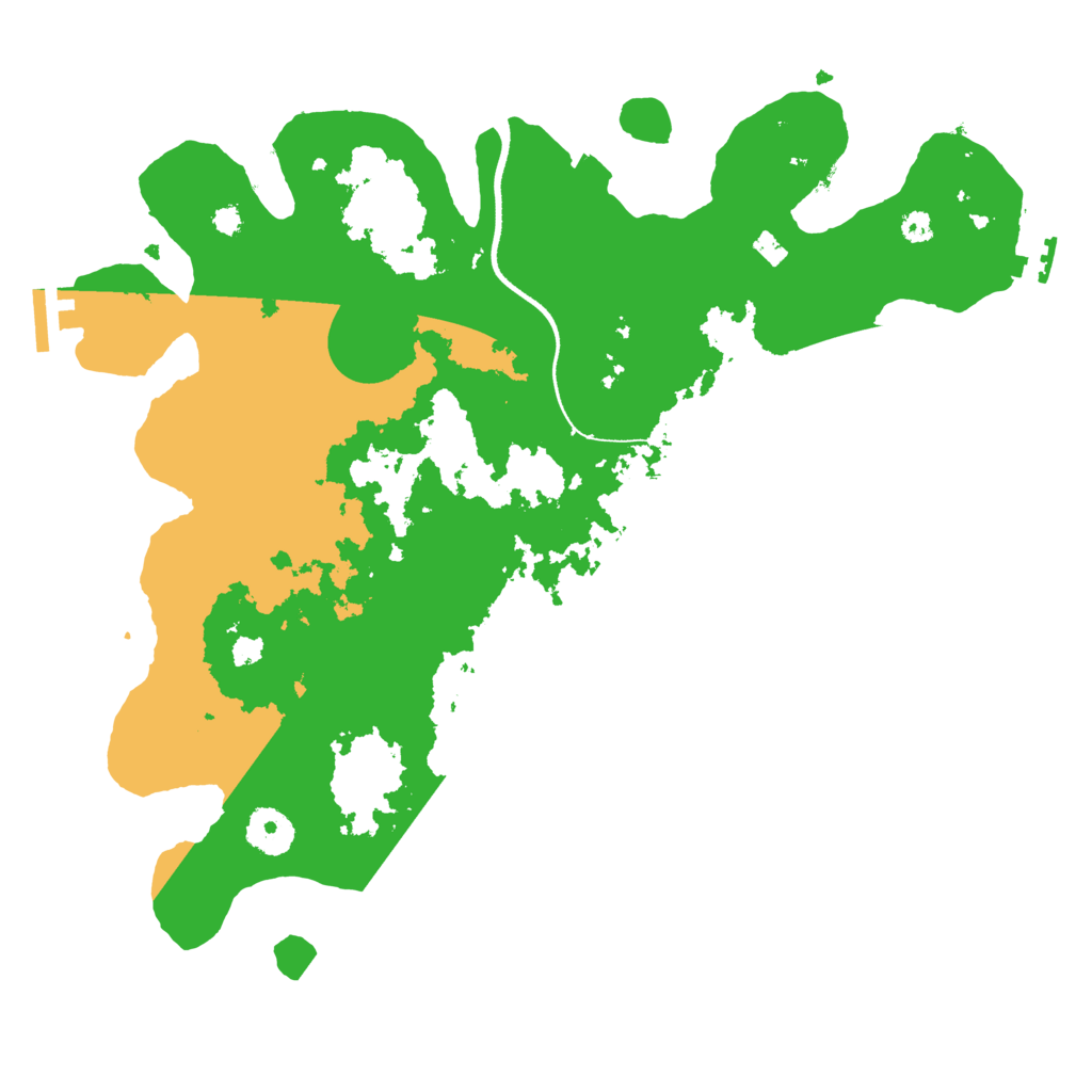 Biome Rust Map: Procedural Map, Size: 3500, Seed: 526312284