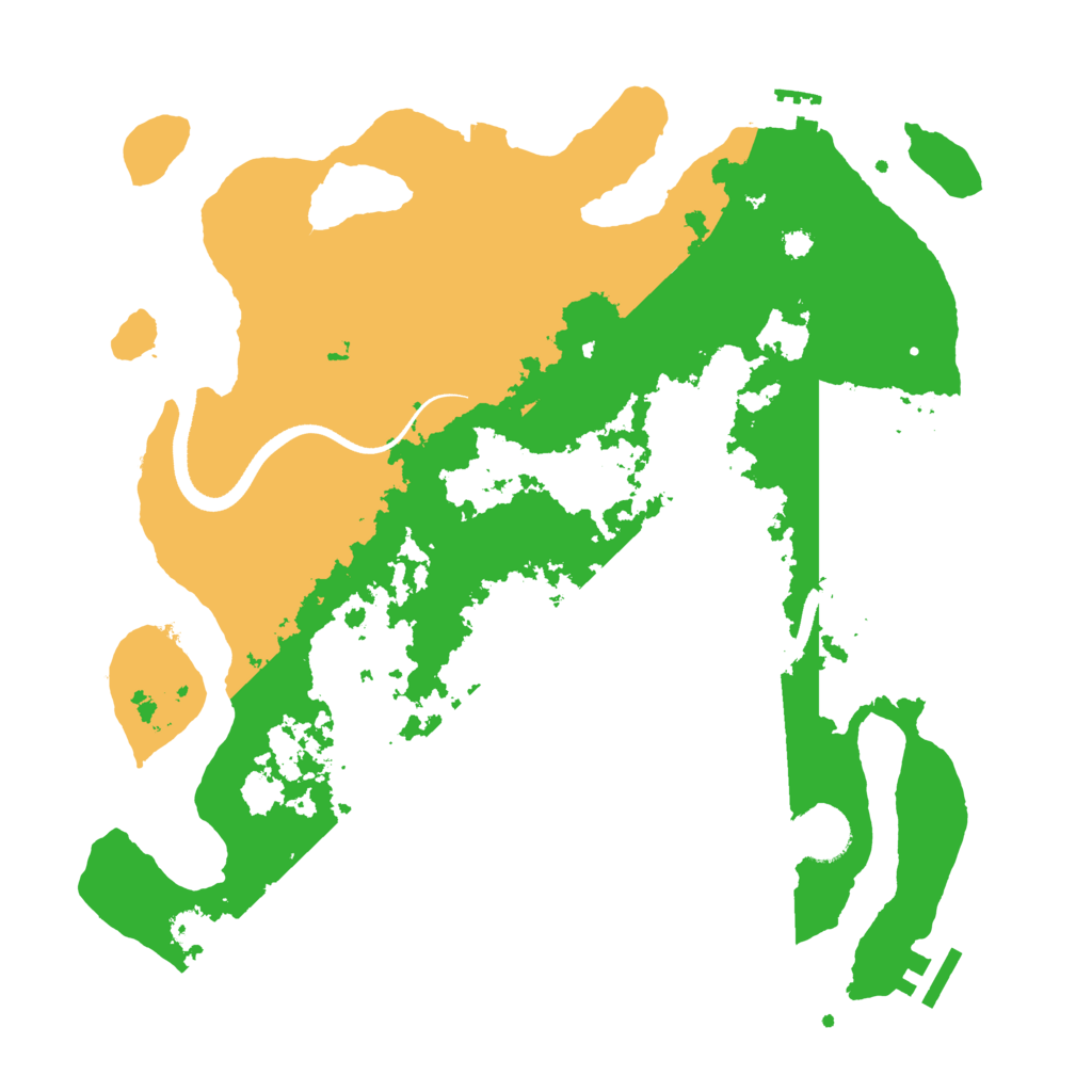 Biome Rust Map: Procedural Map, Size: 3500, Seed: 123486789