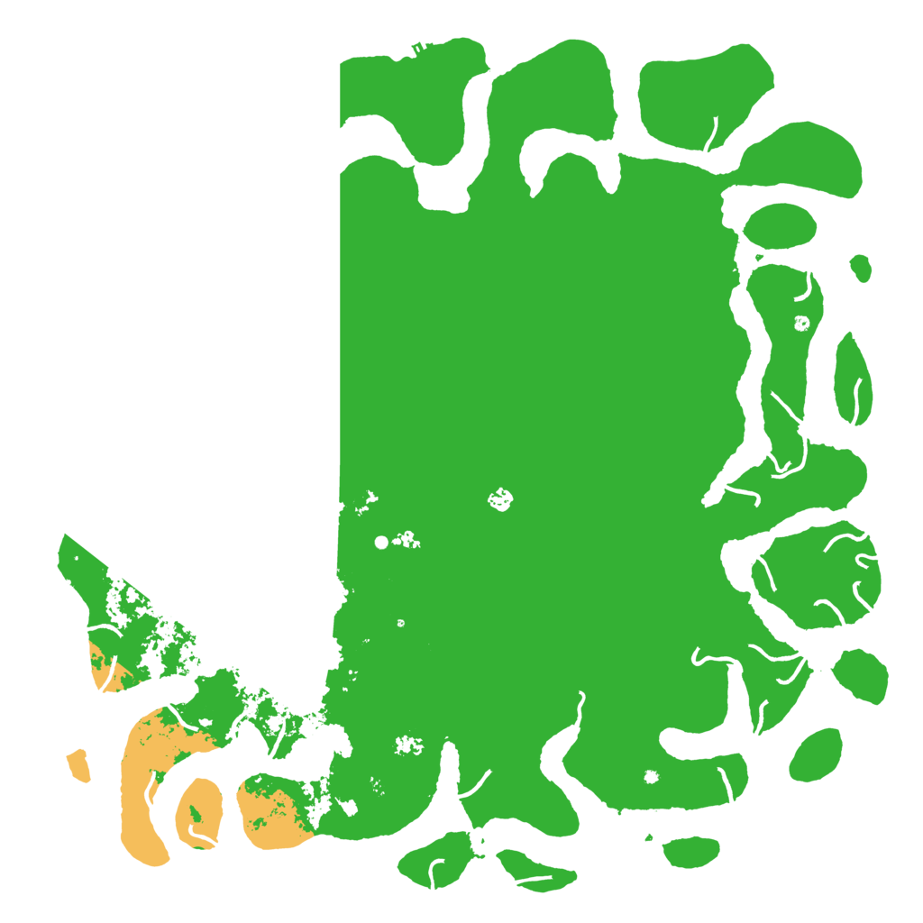 Biome Rust Map: Procedural Map, Size: 6000, Seed: 10217137