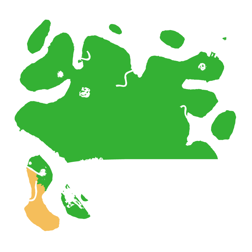 Biome Rust Map: Procedural Map, Size: 3500, Seed: 822679225