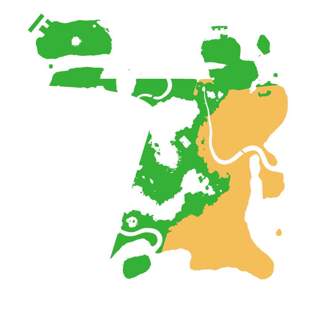 Biome Rust Map: Procedural Map, Size: 3000, Seed: 1463815400