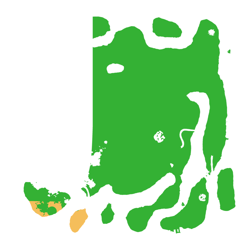 Biome Rust Map: Procedural Map, Size: 3500, Seed: 76076013