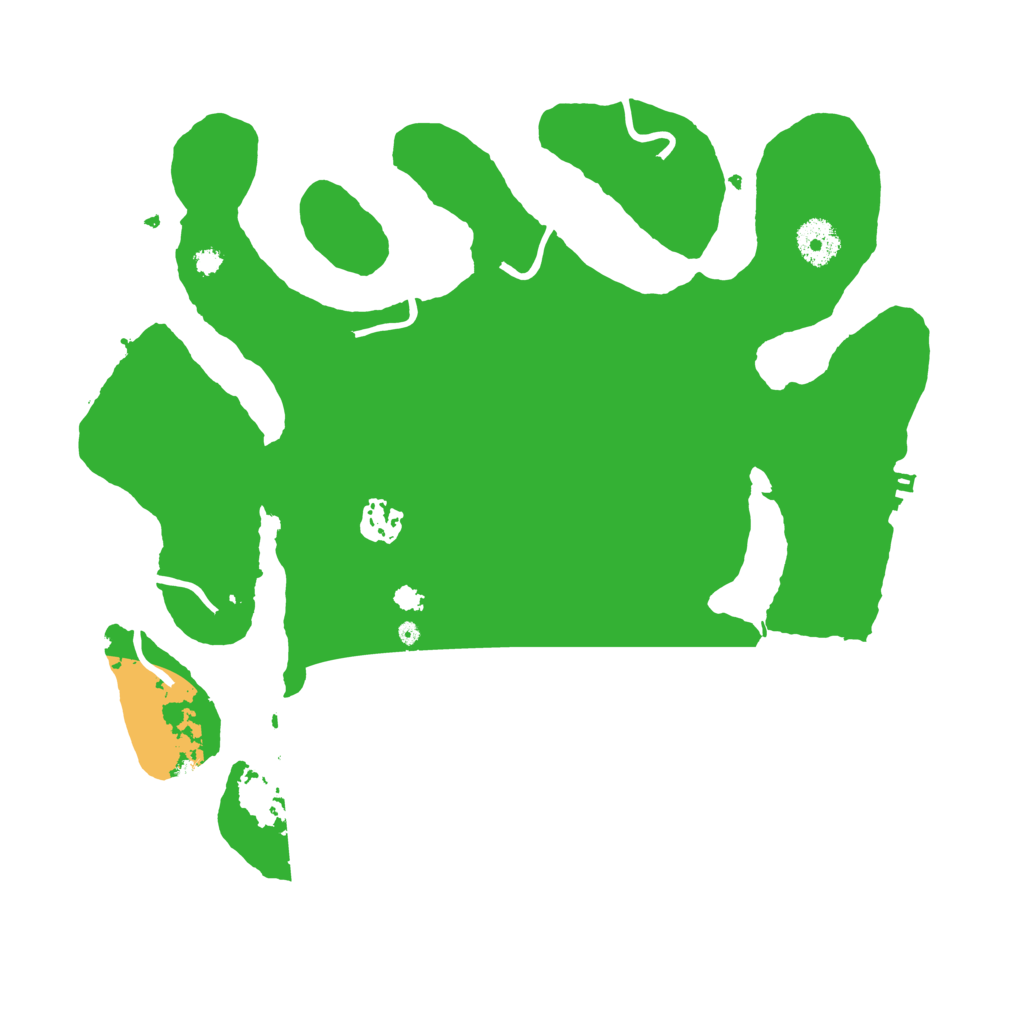 Biome Rust Map: Procedural Map, Size: 3500, Seed: 176076003