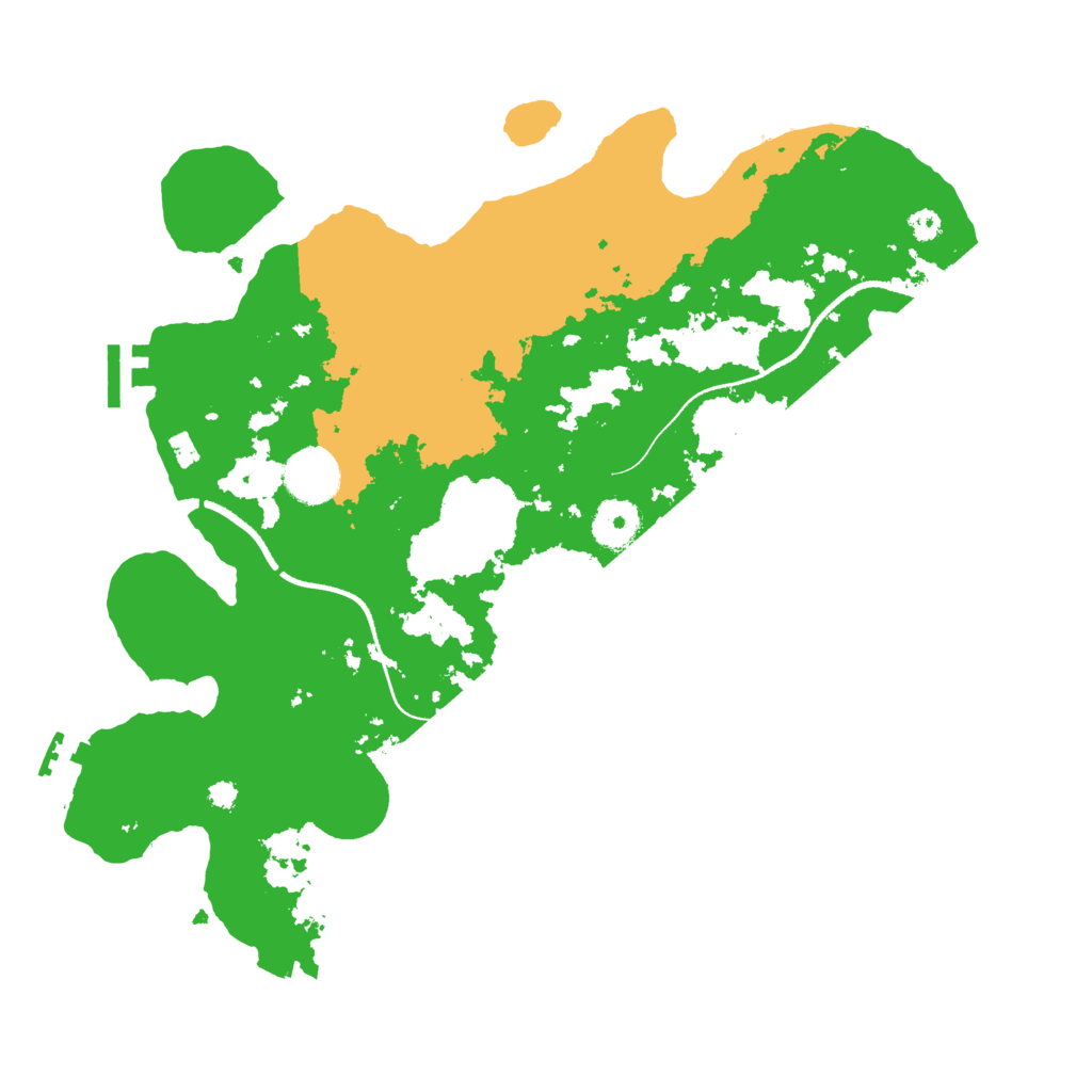 Biome Rust Map: Procedural Map, Size: 3500, Seed: 78172312