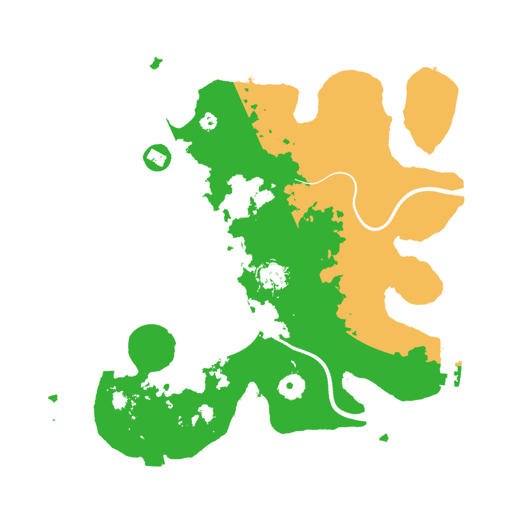 Biome Rust Map: Procedural Map, Size: 3000, Seed: 1669077262