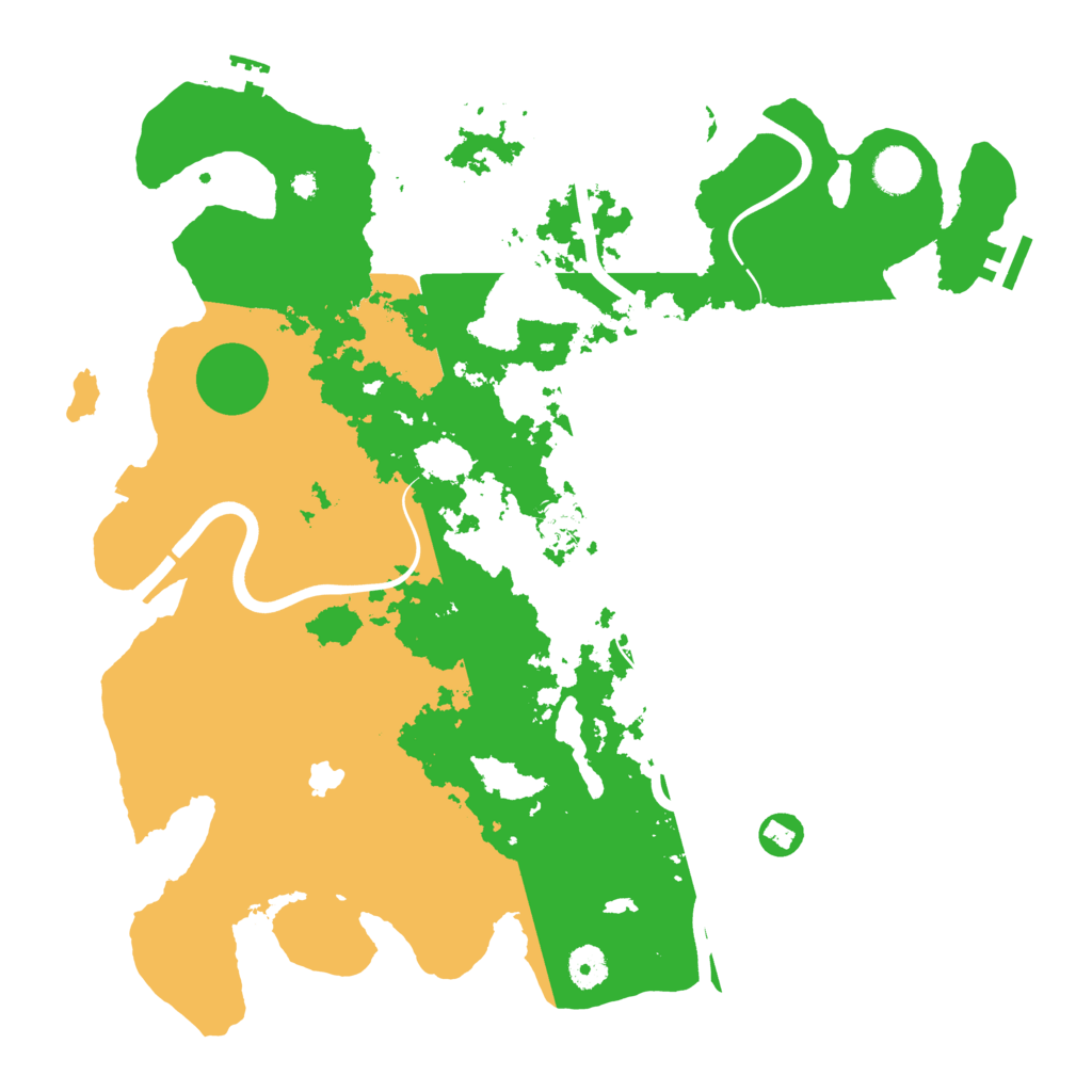 Biome Rust Map: Procedural Map, Size: 4000, Seed: 210808