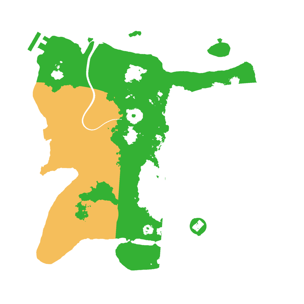 Biome Rust Map: Procedural Map, Size: 3000, Seed: 1894654654