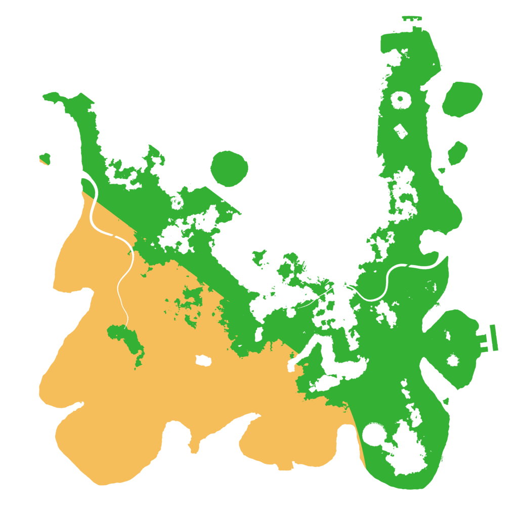 Biome Rust Map: Procedural Map, Size: 4000, Seed: 8031972