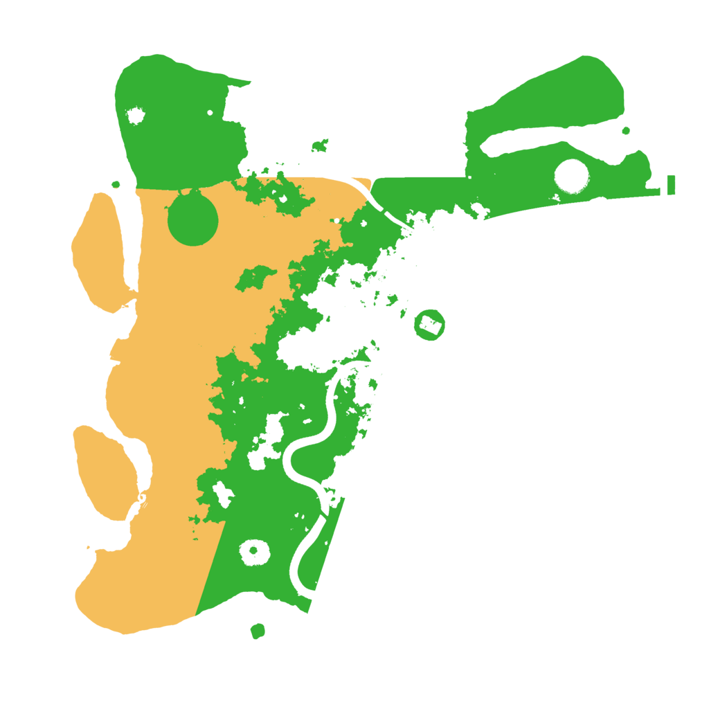 Biome Rust Map: Procedural Map, Size: 3700, Seed: 967453293