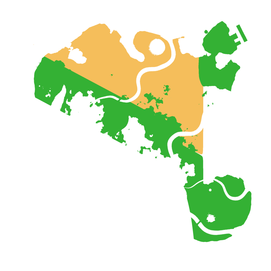 Biome Rust Map: Procedural Map, Size: 3000, Seed: 2126508974