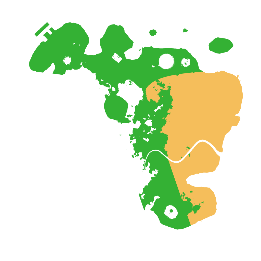 Biome Rust Map: Procedural Map, Size: 3000, Seed: 1838165966