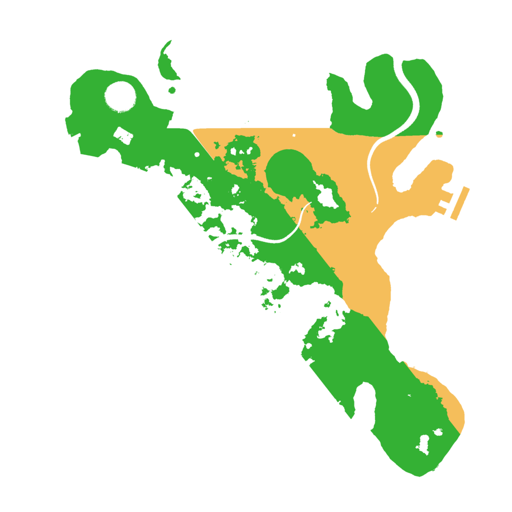 Biome Rust Map: Procedural Map, Size: 3000, Seed: 801049293