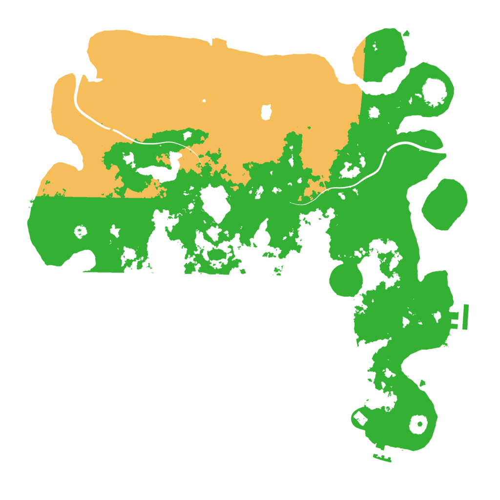 Biome Rust Map: Procedural Map, Size: 4000, Seed: 66015159