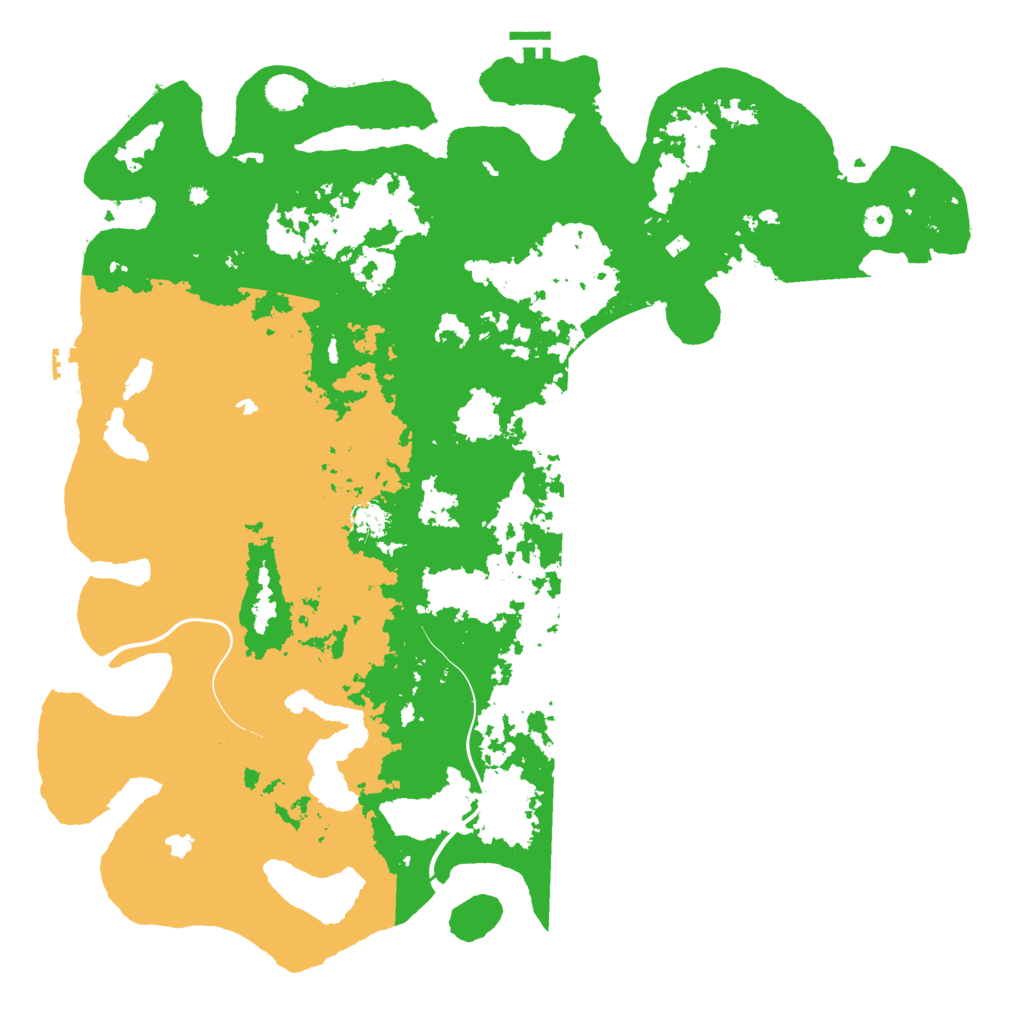 Biome Rust Map: Procedural Map, Size: 5000, Seed: 523653