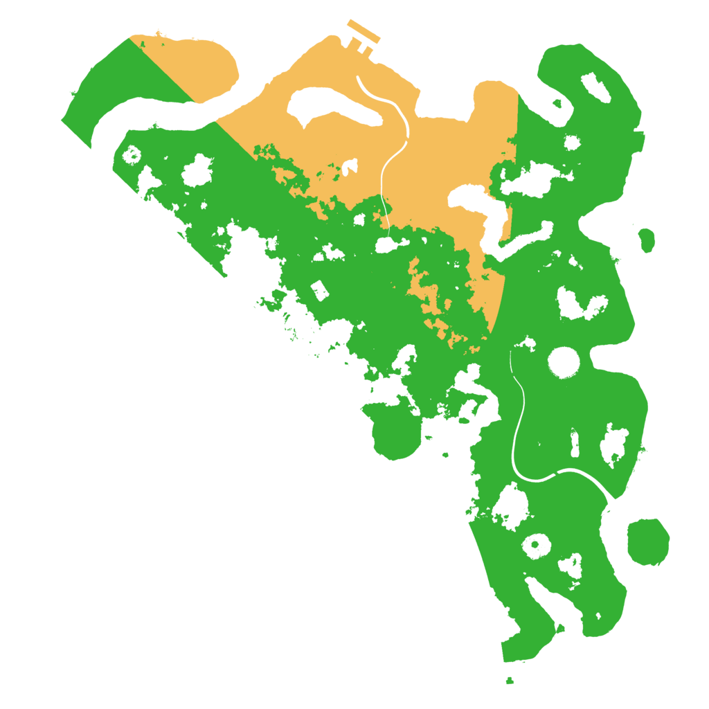 Biome Rust Map: Procedural Map, Size: 4000, Seed: 5044