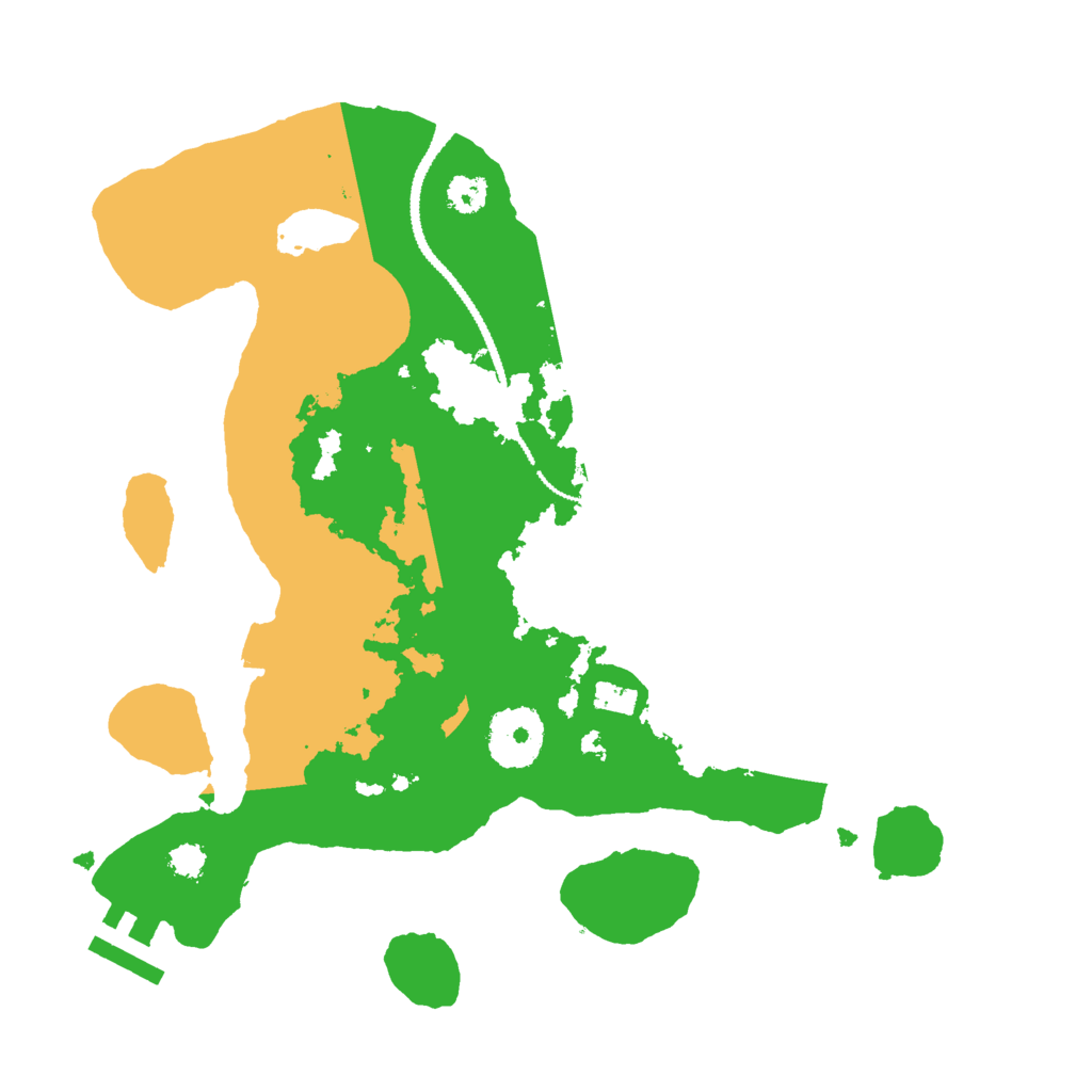 Biome Rust Map: Procedural Map, Size: 2800, Seed: 5853192