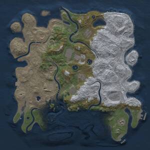 Thumbnail Rust Map: Procedural Map, Size: 4250, Seed: 1634327854, 17 Monuments